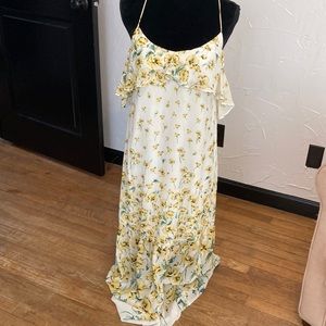 Zara Flowey Maxi floral romantic dress